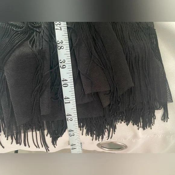 BABEYOND Black and Gold Sequence Dress, with Fringes on the bottom. Size 4xL - Picture 8 of 8